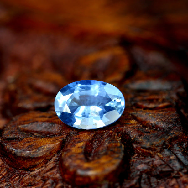 0.91ct Certified Natural Blue Sapphire