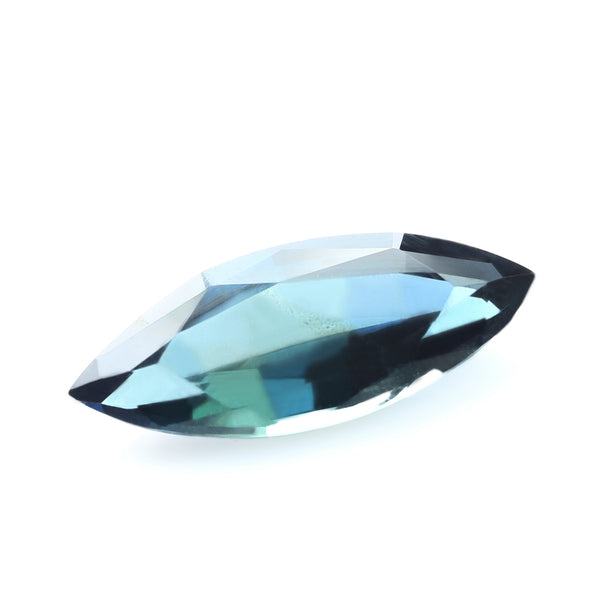0.77ct Certified Natural Teal Sapphire