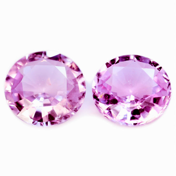 0.81ct Certified Natural Pink Sapphire Matching Pair