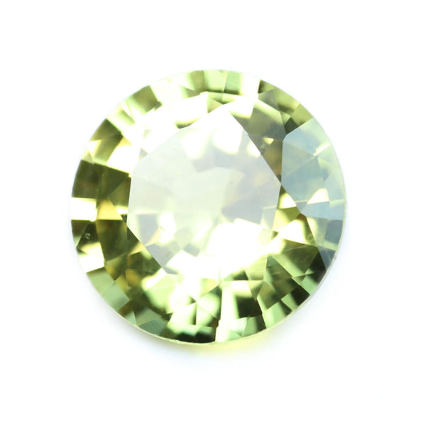 0.73ct Certified Natural Canary Yellow Sapphire