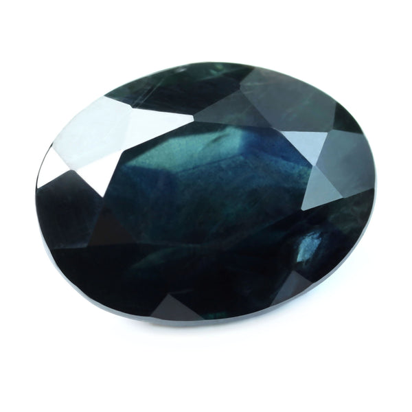 3.15ct Certified Natural Teal Sapphire