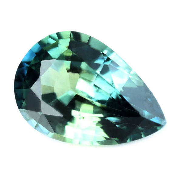 0.61ct Certified Natural Teal Sapphire