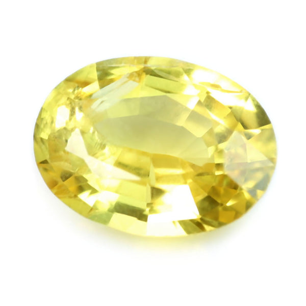 0.52ct Certified Natural Yellow Sapphire