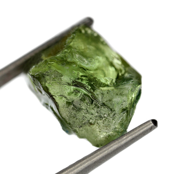 7.08cts Certified Natural Green Sapphire