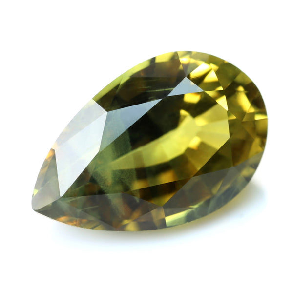 STONE オリーブグリーン/イエロー X X L 0.90ct Certified Natural