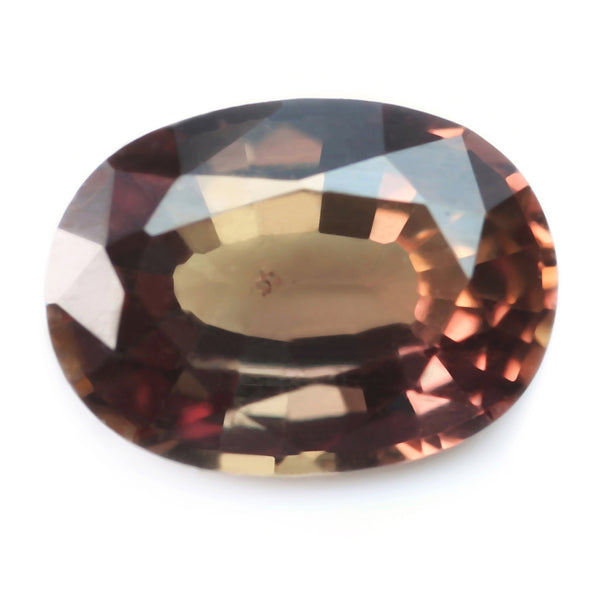 0.72ct Certified Natural Brown Sapphire