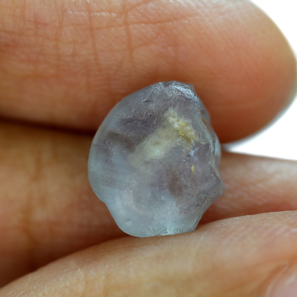 5.51ct Certified Natural Steel Blue Sapphire