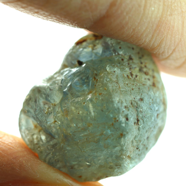 22.01ct Certified Natural Green Sapphire