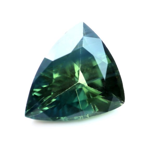 0.95ct Certified Natural Bluish Green Sapphire