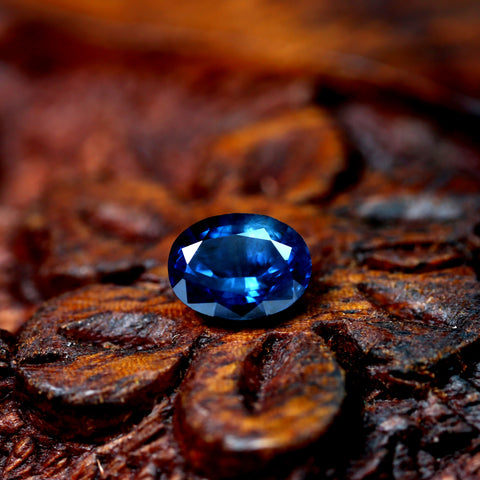 0.49ct Certified Natural Blue Sapphire