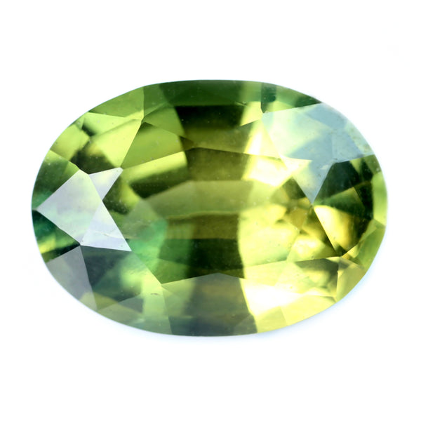 2.99ct Certified Natural Green Sapphire