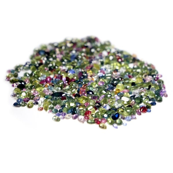 396.10ct Certified Natural Multicolor Sapphire Parcel