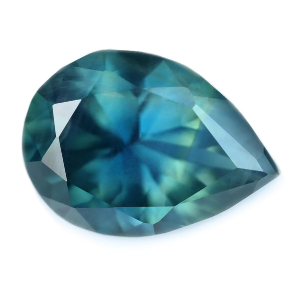 1.92ct Certified Natural Teal Sapphire