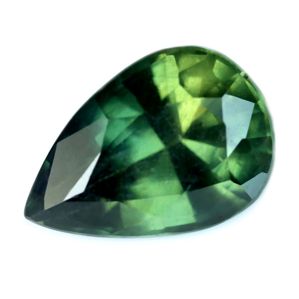1.75ct Certified Natural Green Sapphire