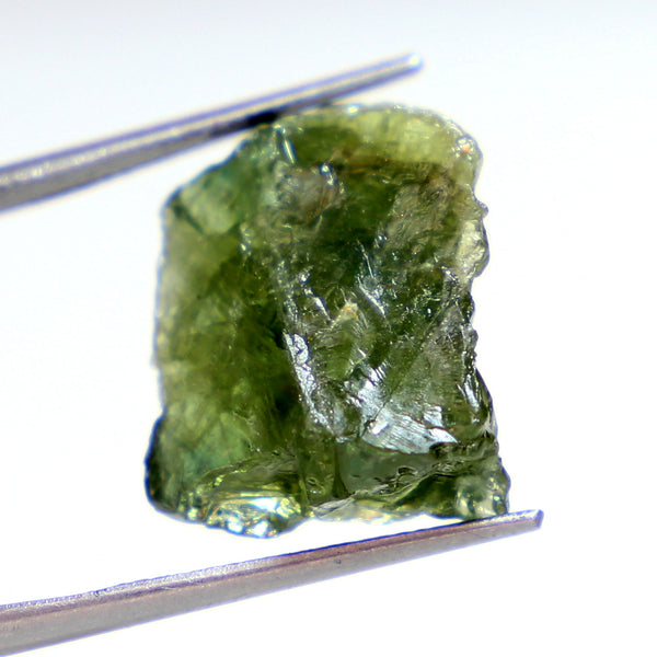 24.47cts Certified Natural Green Sapphire