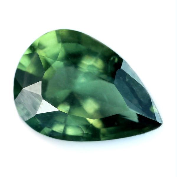 1.32ct Certified Natural Green Sapphire