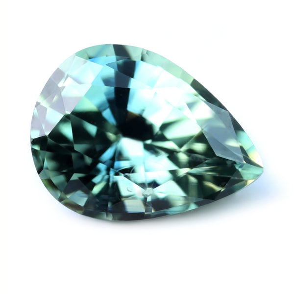 0.75ct Certified Natural Teal Sapphire