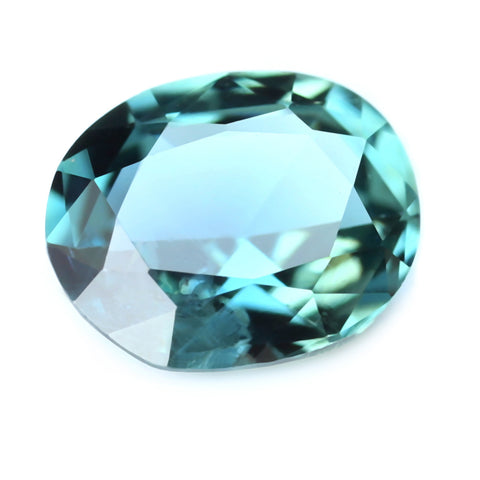 0.64ct Certified Natural Teal Sapphire