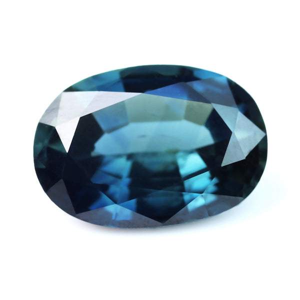 1.18ct Certified Natural Teal Sapphire