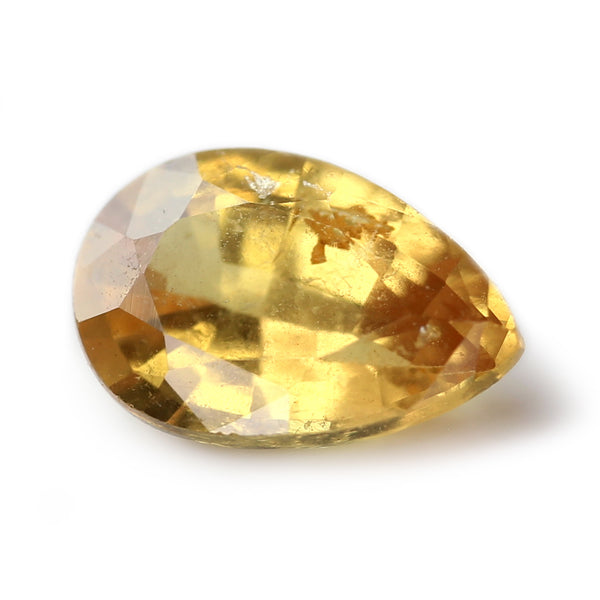 0.61ct Certified Natural Yellow Sapphire