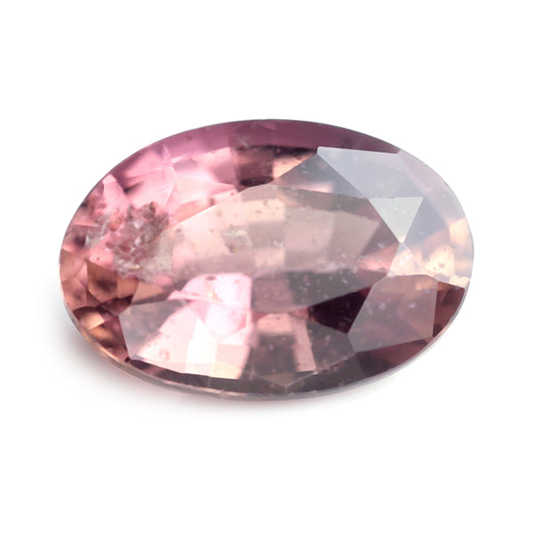 0.71ct Certified Natural Peach Sapphire