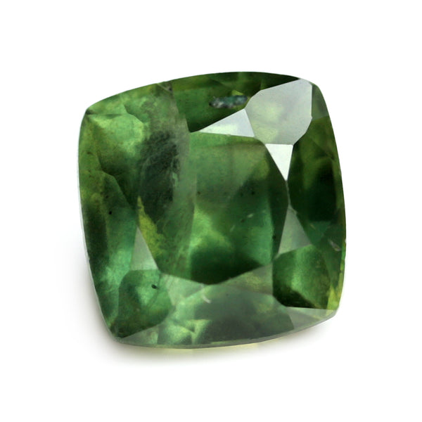 0.95ct Certified Natural Green Sapphire