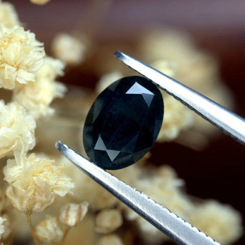 1.33ct Certified Natural Green Sapphire