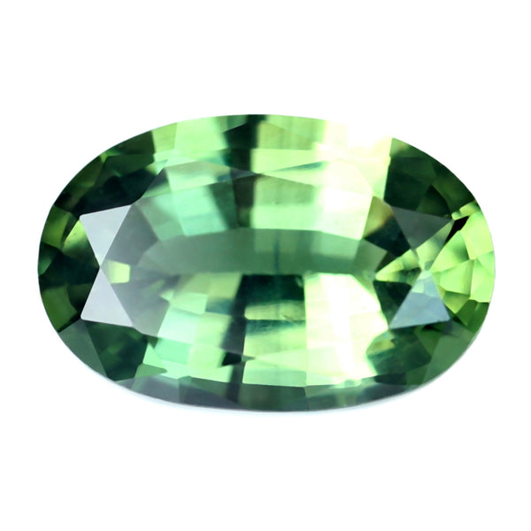 0.70ct Certified Natural Green Sapphire