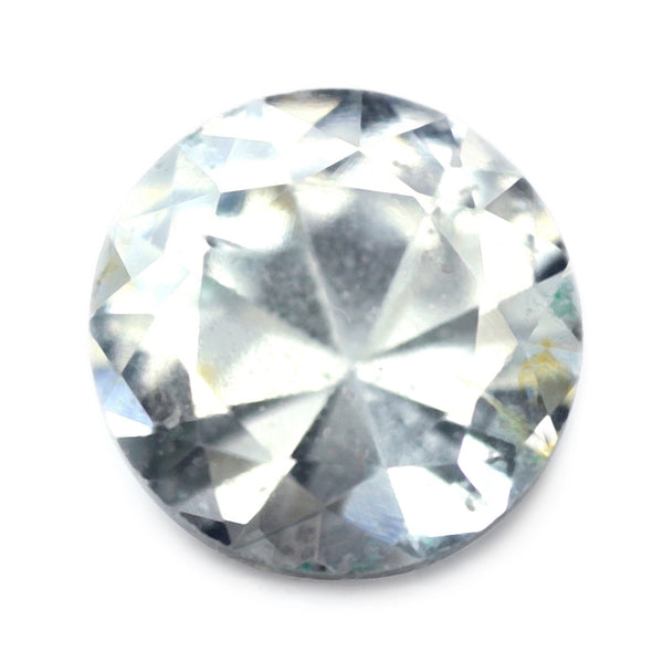 0.58ct Certified Natural White Sapphire