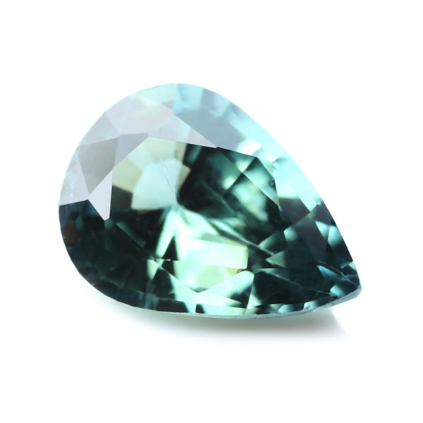 0.81ct Certified Natural Teal Sapphire
