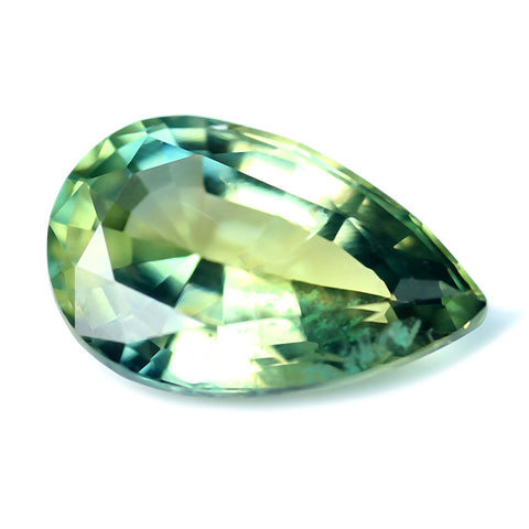0.72ct Certified Natural Green Sapphire
