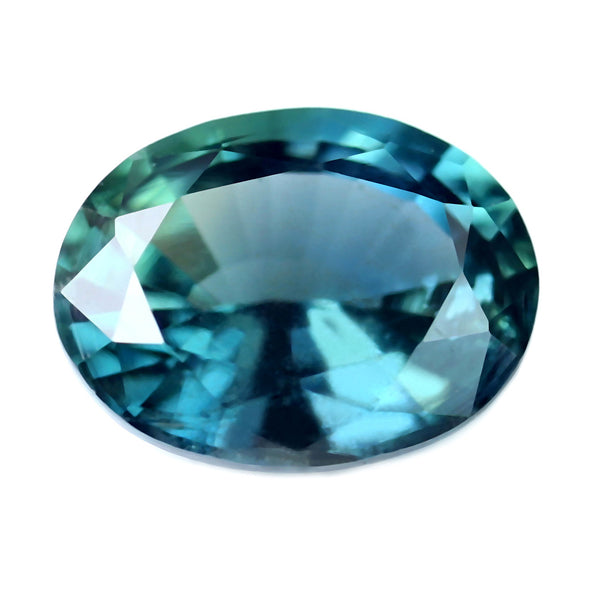 0.59ct Certified Natural Teal Sapphire