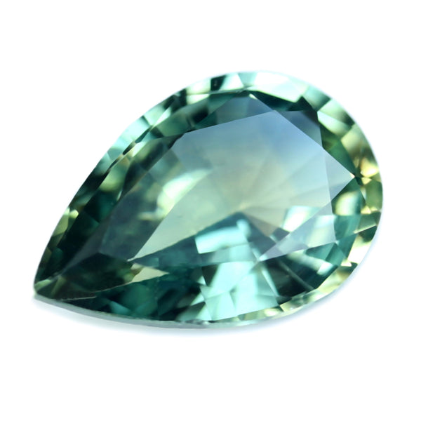 0.71ct Certified Natural Green Sapphire