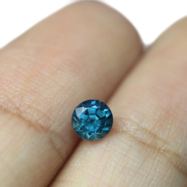 0.56ct Certified Natural Teal Sapphire