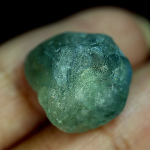 19.69cts Certified Natural Green Sapphire