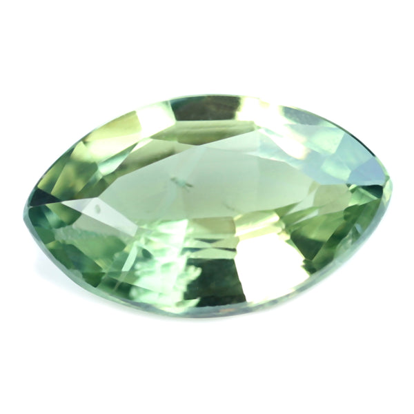 0.48ct Certified Natural Green Sapphire