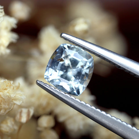 0.78ct Certified Natural White Sapphire