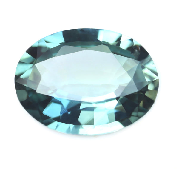 0.66ct Certified Natural Teal Sapphire