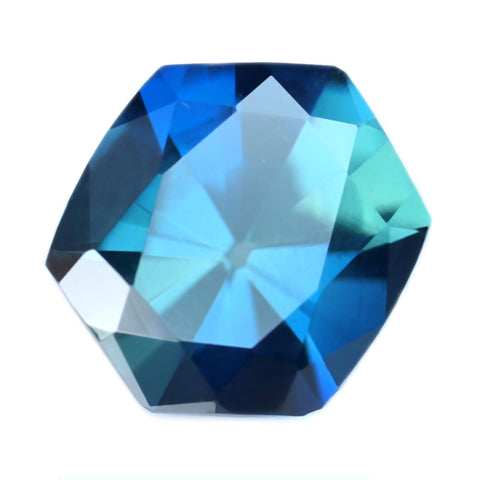 0.55ct Certified Natural Teal Sapphire