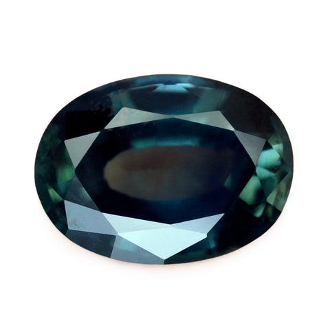 0.74ct Certified Natural Teal Sapphire