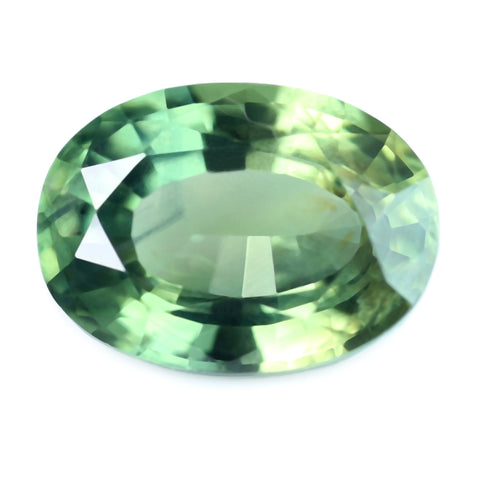 0.78ct Certified Natural Green Sapphire