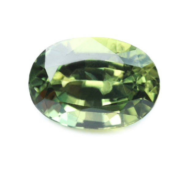 0.90ct Certified Natural Green Sapphire