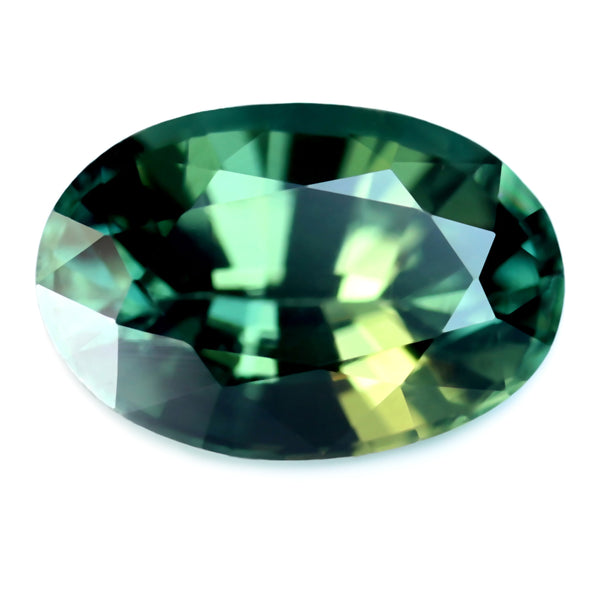 0.57ct Certified Natural Green Sapphire