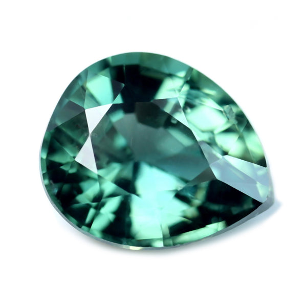 0.70ct Certified Natural Teal Sapphire