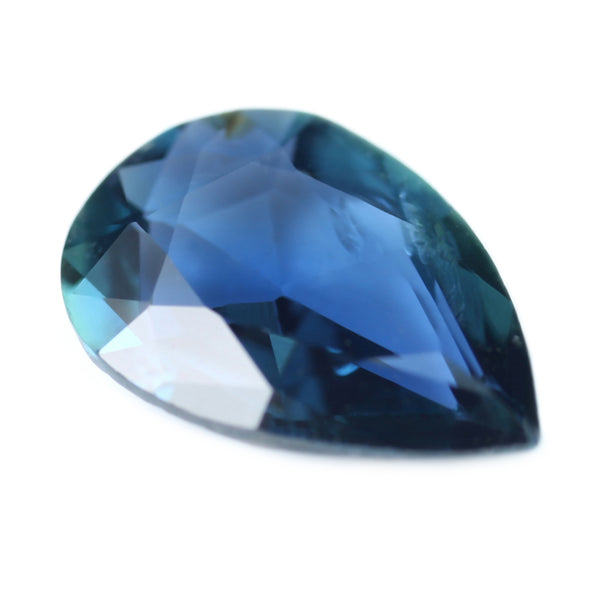 0.97ct Certified Natural Teal Sapphire