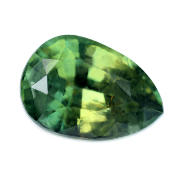 124ct Certified Natural Green Sapphire