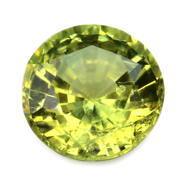 0.72ct Certified Natural Yellow Sapphire