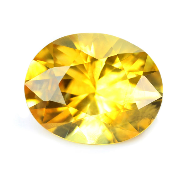1.32ct Certified Natural Yellow Sapphire