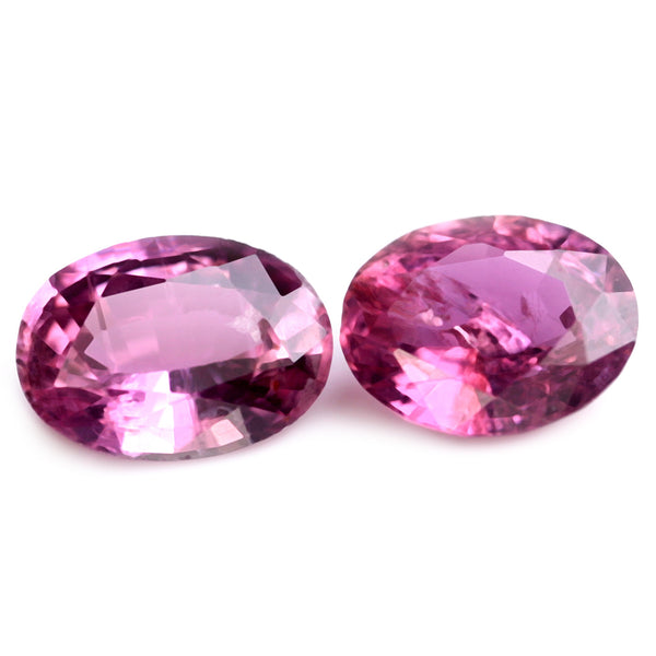 0.41ct Certified Natural Pink Sapphire Matching Pair