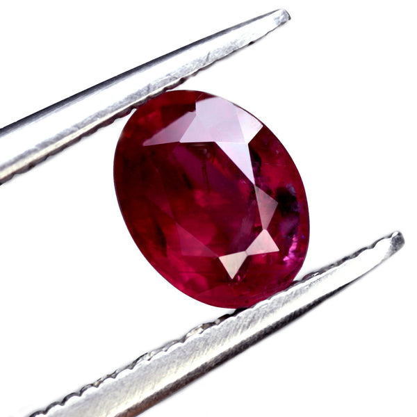 1.40ct Certified Natural Red Color Ruby